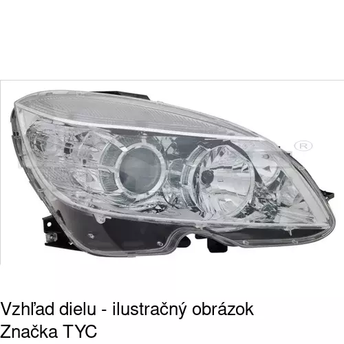 Hlavný reflektor POLCAR 507010-E
