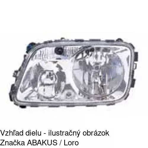 Hlavný reflektor 5083101H /POLCAR/ - obr. 4