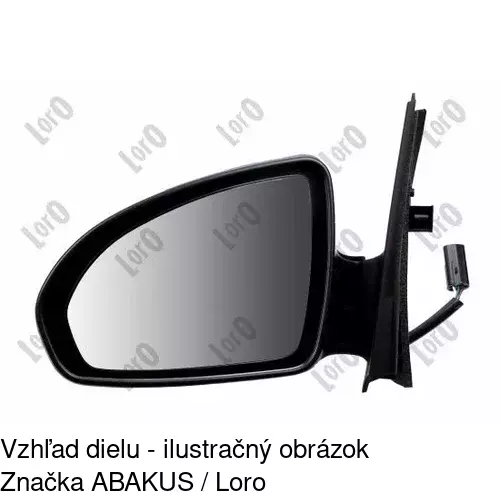 Vonkajšie zrkadlo 5098514E /POLCAR/ - obr. 3