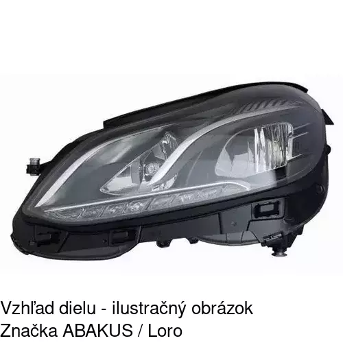 Hlavný reflektor 50E109-H /POLCAR/ - obr. 1