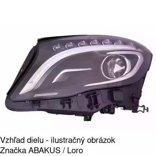 Hlavný reflektor 50L2101U /POLCAR/ - obr. 2