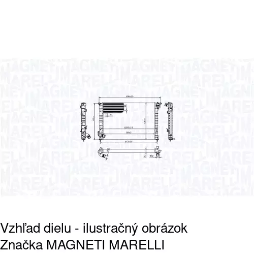 Chladiče vody 510108-1 /POLCAR/ - obr. 1