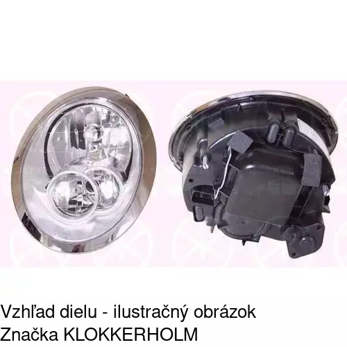 Hlavný reflektor 5101103E /POLCAR/ - obr. 2