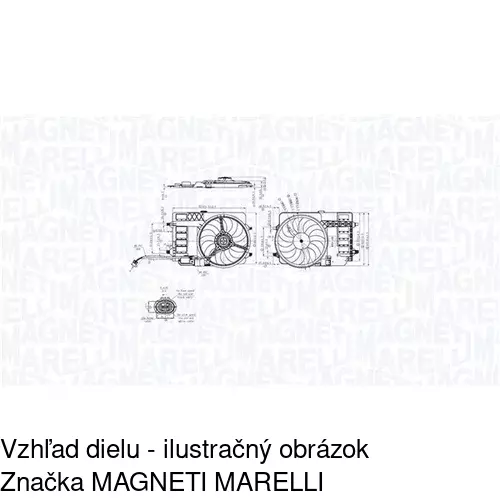 Ventilátory chladičov 510123W2 /POLCAR/ - obr. 1