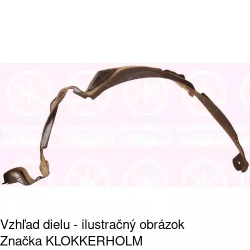 Podblatník (plast) POLCAR 5217FP1T