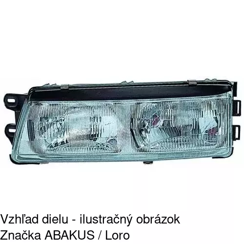 Hlavný reflektor POLCAR 522010-E