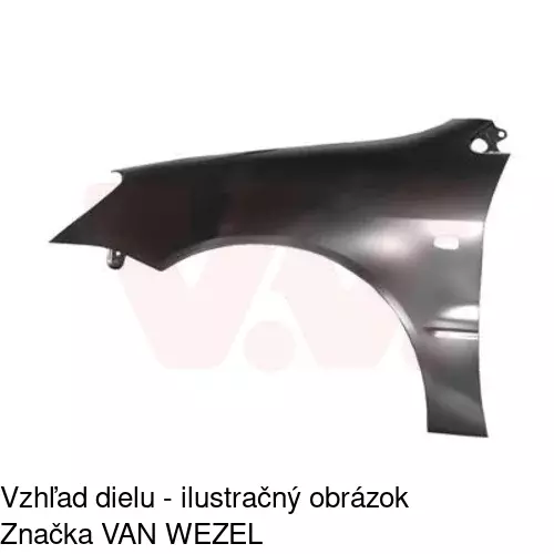 Predný blatník 523301 /POLCAR/ - obr. 1