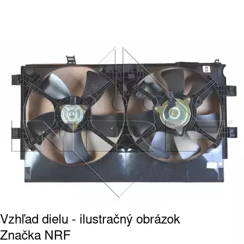 Ventilátory chladičov POLCAR 526523W1