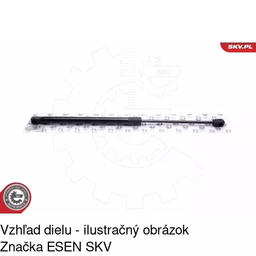 Plynová pružina 5265AB /POLCAR/ - obr. 3