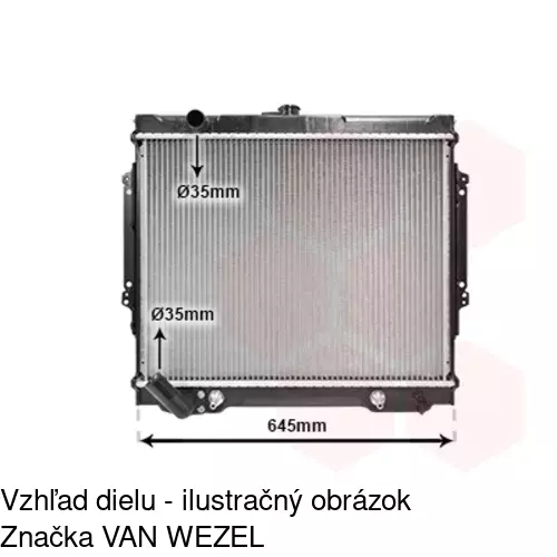 Chladiče vody POLCAR 5273085K