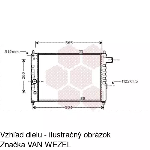 Chladiče vody 550408-4 /POLCAR/ - obr. 1