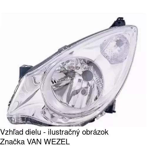 Hlavný reflektor 550609-V /POLCAR/ - obr. 4