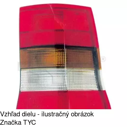 Zadné svetlo POLCAR 5507884E