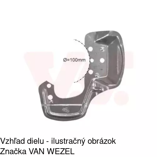 Brzdovy štít 5507OT-3 /POLCAR/ - obr. 3