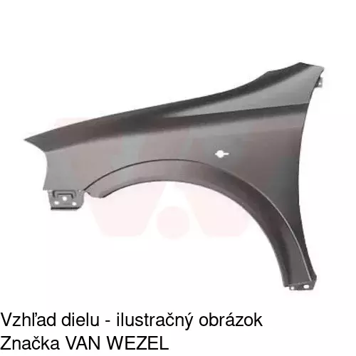 Predný blatník 550802 /POLCAR/ - obr. 1