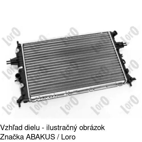 Chladiče vody 550808A3 /POLCAR/ - obr. 5