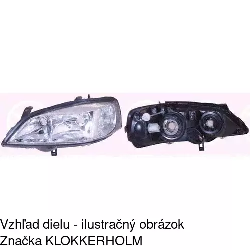 Hlavný reflektor 550809-H /POLCAR/ - obr. 4