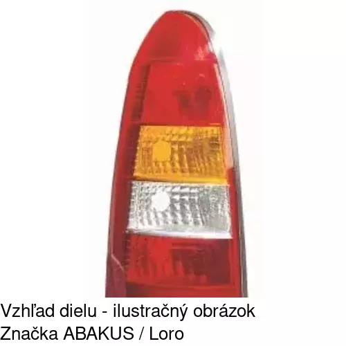 Zadné svetlo 5508885E /POLCAR/ - obr. 2