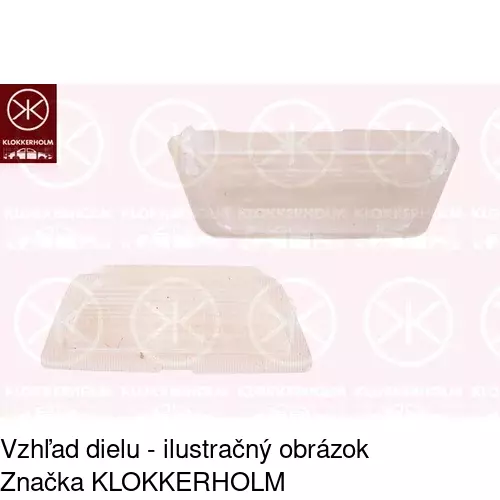 Sklo osvetlenia EC 5508959E /POLCAR/ - obr. 1