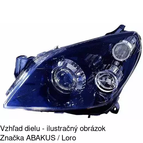 Hlavný reflektor 5509100E /POLCAR/ - obr. 1