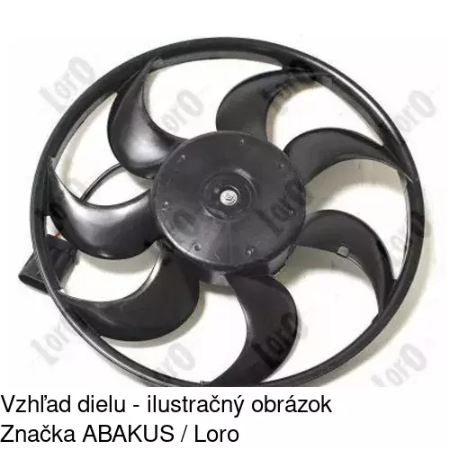 Ventilátory chladičov 550923W6 /POLCAR/ - obr. 1