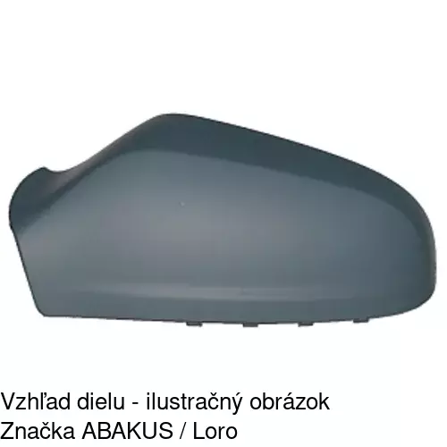 Rám vonkajšieho zrkadla 550955PM /POLCAR/ - obr. 3