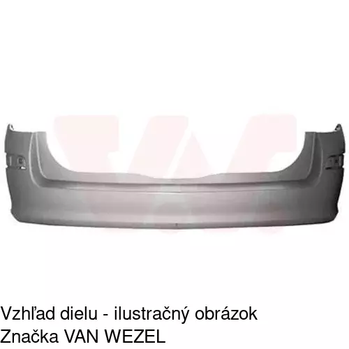Zadný nárazník 550996-2 /POLCAR/ - obr. 1