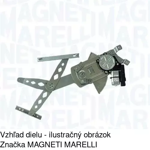 Mechanizmus sťahovania okna elektrický bez motora 5509PSG1 /POLCAR/ - obr. 2