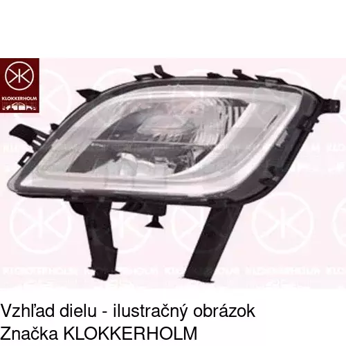 Hmlové svetlo - predné 551129-E /POLCAR/ - obr. 2