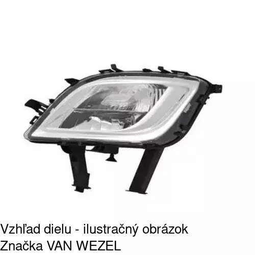 Hmlové svetlo - predné 551129-E /POLCAR/ - obr. 4