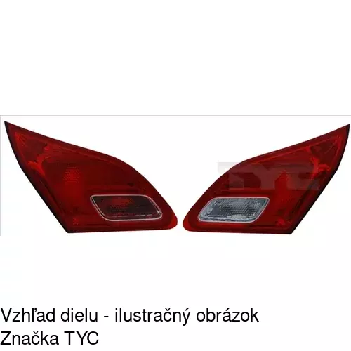 Zadné svetlo POLCAR 5511878U