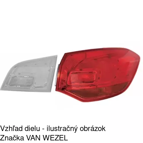 Zadné svetlo 5511886T /POLCAR/ - obr. 4