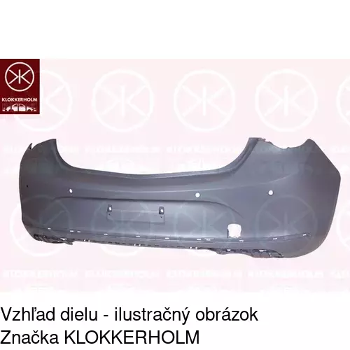 Zadný nárazník POLCAR 55119612