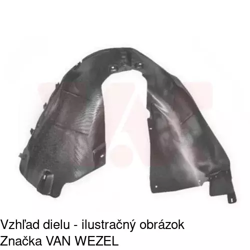 Podblatník (plast) 5511FP2Q /POLCAR/ - obr. 2