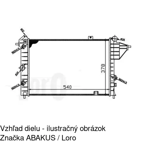 Chladiče vody 551408A2 /POLCAR/ - obr. 2