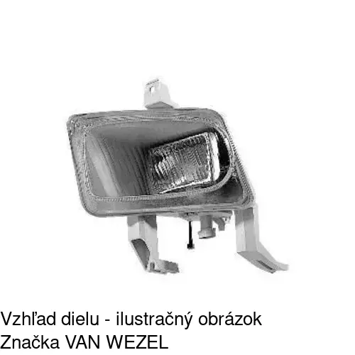 Hmlové svetlo - predné 5516291E /POLCAR/ - obr. 4