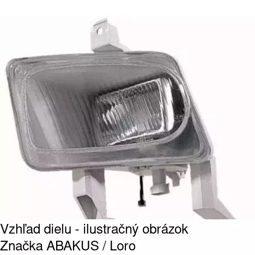 Hmlové svetlo - predné 5516301E /POLCAR/ - obr. 1