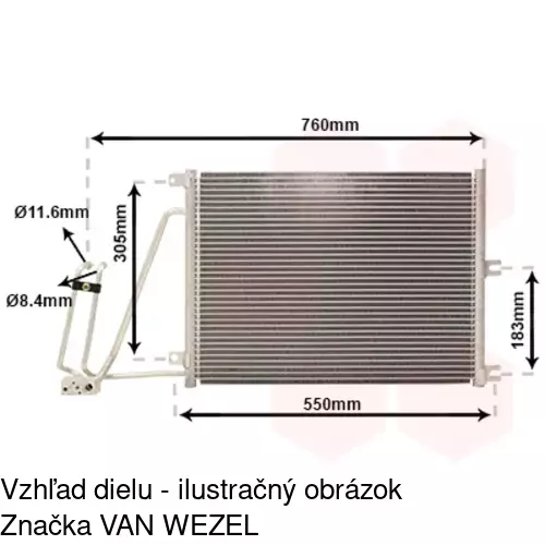 Chladiče klimatizácie 5516K8C2 /POLCAR/ - obr. 5