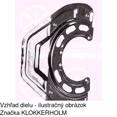 Brzdovy štít POLCAR 5516OT10