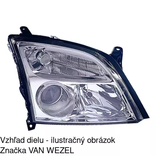 Hlavný reflektor 5518100E /POLCAR/ - obr. 4