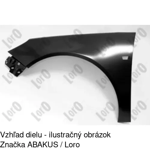 Predný blatník 552001 /POLCAR/ - obr. 2