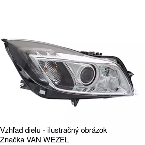 Hlavný reflektor POLCAR 5520101H