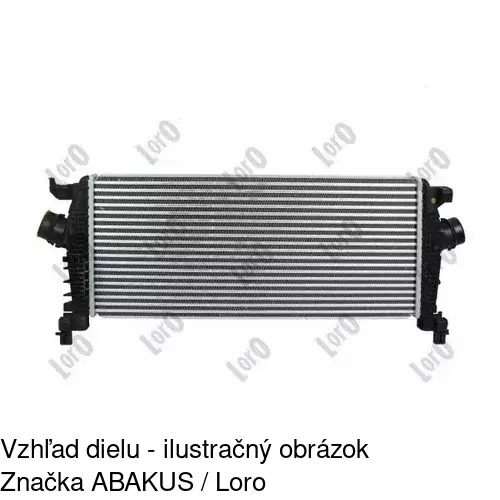Chladiče vzduchu (Intercoolery) 5520J8-7 /POLCAR/ - obr. 1