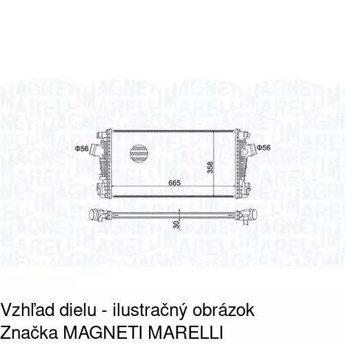 Chladiče vzduchu (Intercoolery) 5520J84X /POLCAR/