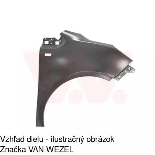 Predný blatník 554602 /POLCAR/ - obr. 2