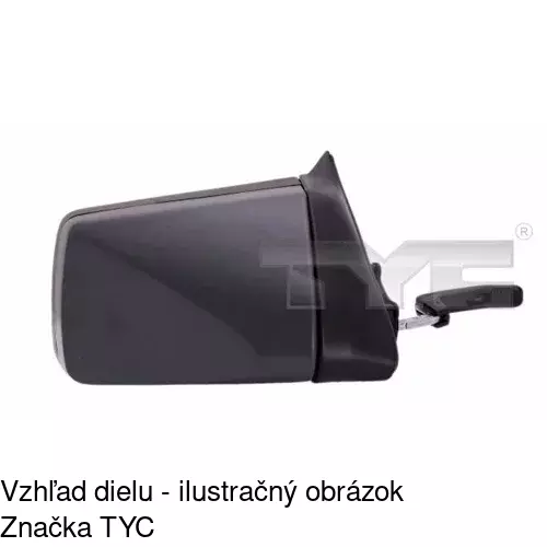 Vonkajšie zrkadlo 5551521M /POLCAR/ - obr. 1
