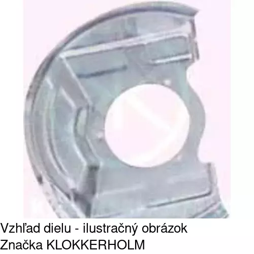 Brzdovy štít POLCAR 5551OT10