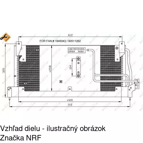 Chladiče klimatizácie 5555K8C1 /POLCAR/ - obr. 3