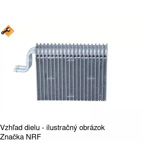Výparník klimatizácie POLCAR 5555P8-1