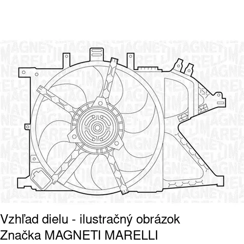 Ventilátory chladičov 555623W3 /POLCAR/ - obr. 1